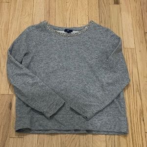Comfy GAP Sweater with Beaded neck Detailing